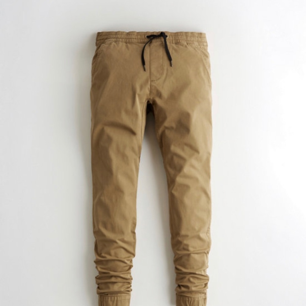 Stacked Skinny Joggers DARK WITH BLACK DRAWSTRING - Picture 2 of 3